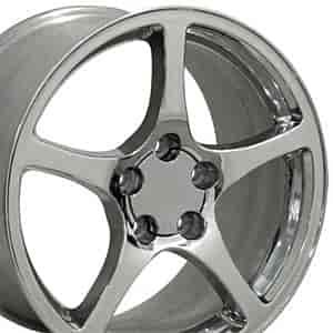 C5 Style Size: 18" x 9.5" Bolt Pattern: 5 x 120.7 Rear Spacing: 7.81" Offset: +65mm