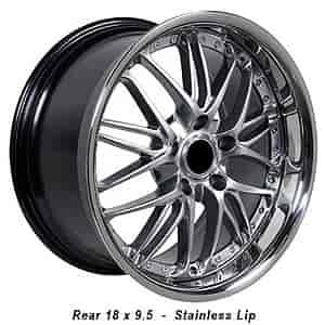 KAS-148 Style Size: 18" x 9.5" Bolt Pattern: 5 x 120 Rear Spacing: 6.23" Offset: +25mm