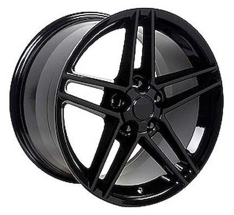 Corvette C6 Z06 Style Wheel Size: 17" x 9.5" Bolt Pattern: 5 x 120.65 Rear Spacing: 7.38" Offset: +54mm
