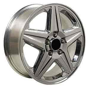 Impala Style Size: 17" x 6.5" Bolt Pattern: 5 x 115mm Rear Spacing: 5.8" Offset: +52mm