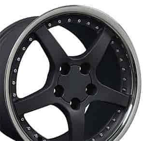 C5 Style Size: 17" x 9.5" Bolt Pattern: 5 x 120.65 Rear Spacing: 7.38" Offset: +54mm