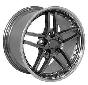 Corvette C6 Z06 Style Wheel Size: 18" x 8.5" Bolt Pattern: 5 x 120.65 Rear Spacing: 6.56" Offset: +46mm