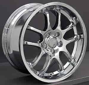 G35 10 Spoke Sedan Style Size: 18" x 9" Bolt Pattern: 5 x 114.3 Rear Spacing: 6.77" Offset: +45mm