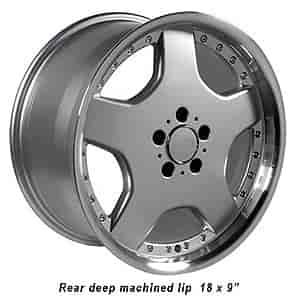 Mercedes-Benz AMG 5-Spoke Wheel with Rivets Size: 18" x 9" Bolt Pattern: 5 x 112 Rear Spacing: 6.38" Offset: +35mm