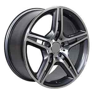 Mercedes-Benz AMG Wheel Size: 18" x 8.5" Bolt Pattern: 5 x 112 Rear Spacing: 6.4" Offset: +42mm