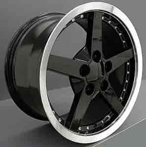 Corvette C6 Deep Dish Style Wheel Size: 17" x 9.5" Bolt Pattern: 5 x 120.65 Rear Spacing: 7.38" Offset: +54mm