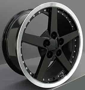 C6 Style Size: 18" x 8.5" Bolt Pattern: 5 x 120.65 Rear Spacing: 6.56" Offset: +46mm