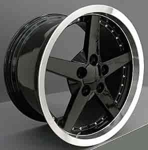 C6 Style Size: 18" x 10.5" Bolt Pattern: 5 x 120.65 Rear Spacing: 7.95" Offset: +56mm