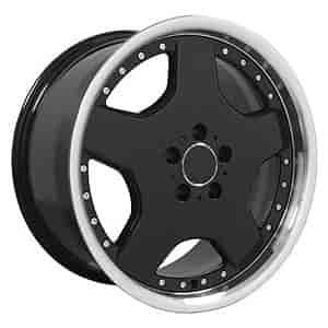 Mercedes-Benz AMG 5-Spoke Wheel with Rivets Size: 18" x 9" Bolt Pattern: 5 x 112 Rear Spacing: 6.38" Offset: +35mm