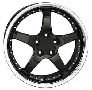 Corvette C5 Style Wheel Size: 19" x 10" Bolt Pattern: 5 x 120.65 Rear Spacing: 8.06" Offset: +65mm