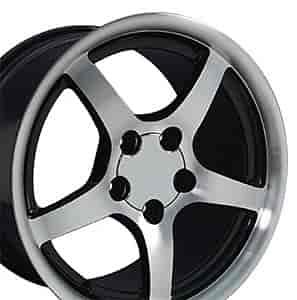 Corvette C5 Style Wheel Size: 18" x 9.5" Bolt Pattern: 5 x 120.65 Rear Spacing: 7.38" Offset: +54mm