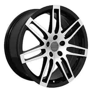 RS4 Style Wheel Size: 18" x 8" Bolt Pattern: 5 x 112 Rear Spacing: 6.15" Offset: +42mm