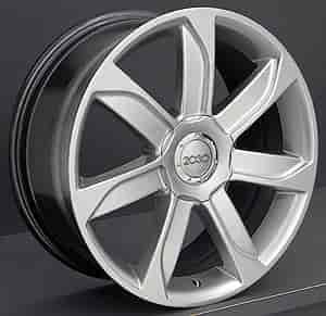 TT Style Wheel Size: 18" x 8" Bolt Pattern: 5 x 100/112 Rear Spacing: 5.88" Offset: +35mm