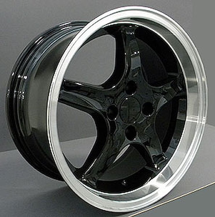 Mustang Cobra R 98 Deep Dish Wheel Size: 17" x 9"