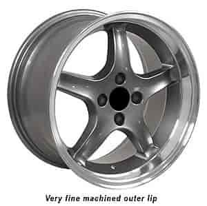 Mustang Cobra R 98 Deep Dish Style Wheel Size: 17" x 9"