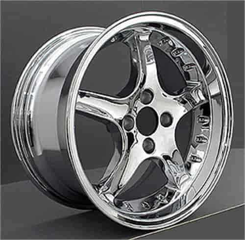 Mustang Cobra R 98 Deep Dish Wheel with Rivets Size: 17" x 9"