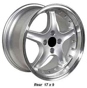 Mustang Cobra R 98 Deep Dish Style Wheel Size: 17" x 9"