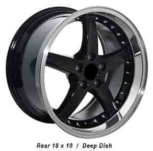 Mustang Cobra R 98 Deep Dish Style Wheel Size: 18" x 10"
