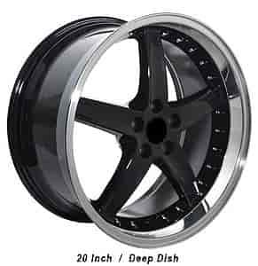 Mustang Cobra R 98 Deep Dish Style Wheel Size: 20" x 10"