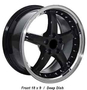 Mustang Cobra R 98 Deep Dish Style Wheel Size: 18" x 9"