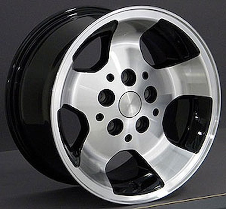 Wrangler Style Wheel Size: 15" x 8"