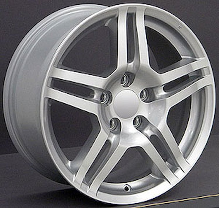 New TL 5-Double Spoke Style Wheel Size: 17" x 8" Bolt Pattern: 5 x 114.3 Rear Spacing: 6.27" Offset: +45mm