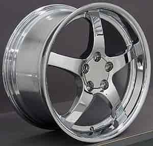 Corvette C5 Style Wheel Size: 19" x 10" Bolt Pattern: 5 x 120.65 Rear Spacing: 8.06" Offset: +65mm