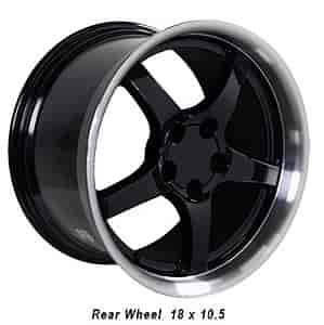 Corvette C5 Deep Dish Style Wheel Size: 19" x 10" Bolt Pattern: 5 x 120.65 Rear Spacing: 8.06" Offset: +65mm