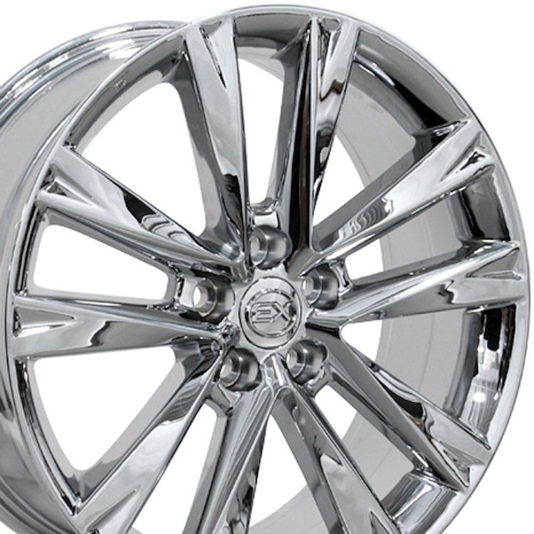 19 Fits Lexus - RX350 F Sport Style Replica Wheel - Chrome 19x7.5