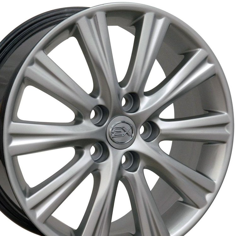 17 Fits Lexus - ES350 Style Replica Wheel - Hyper Silver 17x7
