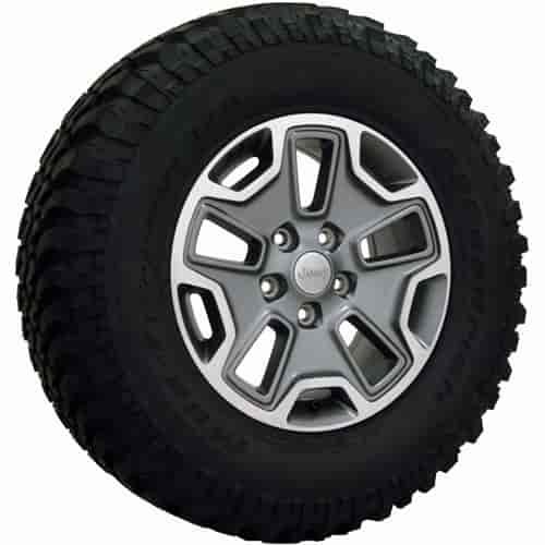 Wrangler Rubicon Style Wheel and Tire Assembly Size: 17" x 7.5"