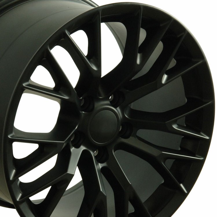 C7 Z06 19X10 MATTE BLACK