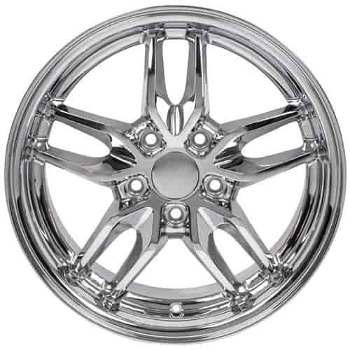 Chevrolet Corvette Deep Dish Wheel Replica Chrome 18x10.5