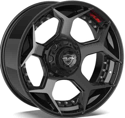 4Play 50 Brushed Black Finish Wheel Size 20" x 10"