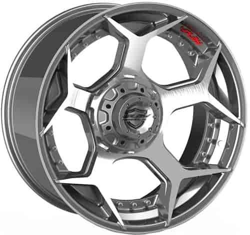 4Play 50 Brushed Gunmetal Finish Wheel Size 22" x 12"