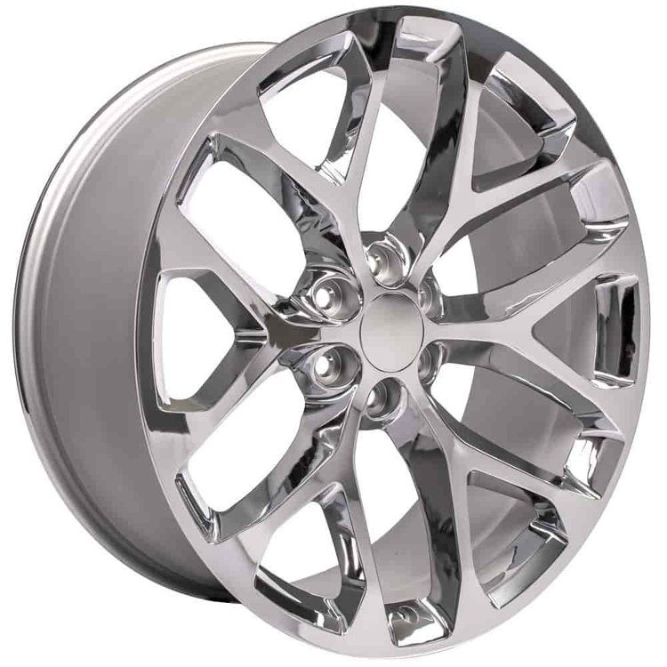 Silverado CV98 Snowflake-Style Wheel Size: 24" x 10"