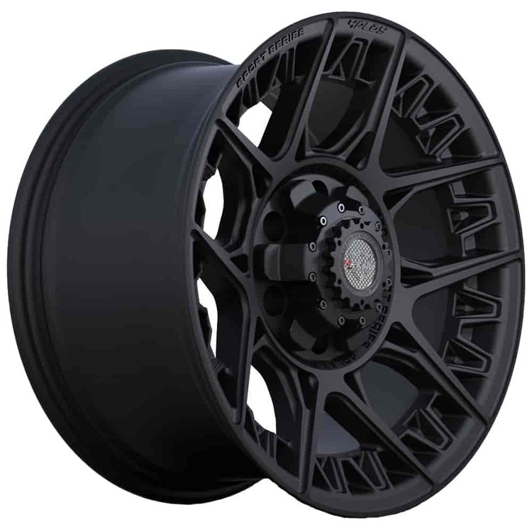 4Play S50 Satin Black Wheel Size: 22" x 9"