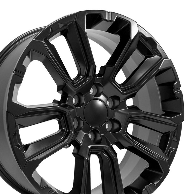 CV68 SATIN BLK 22X9