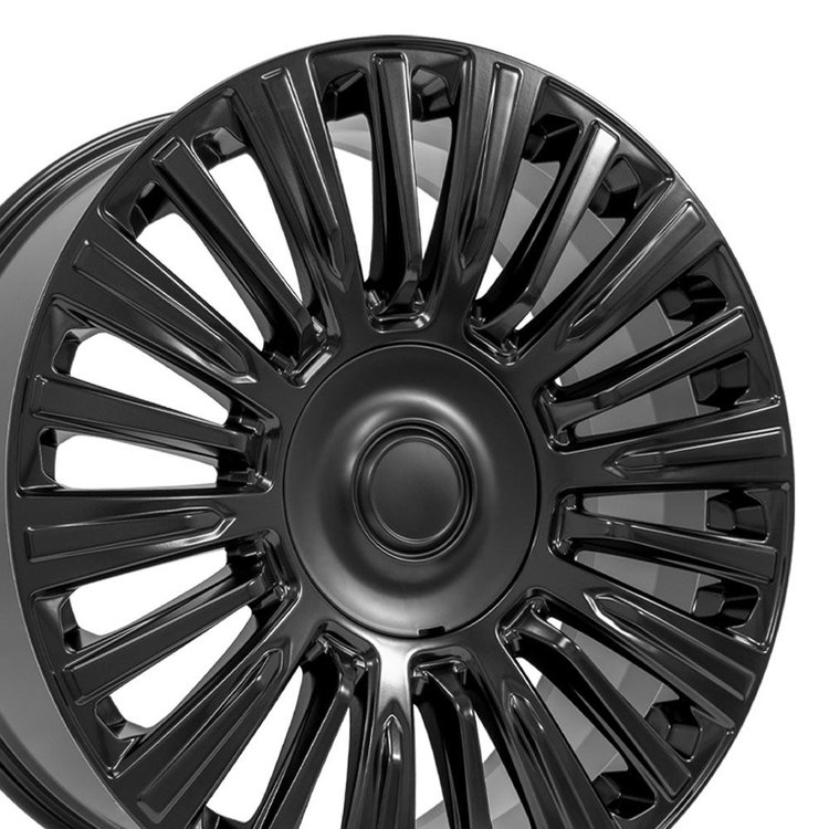 CA92 SATIN BLK 22X9