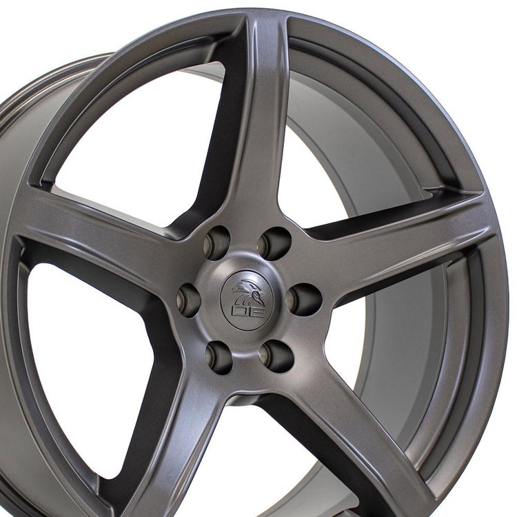 DG22 SATIN GUNMTL 22X9.5