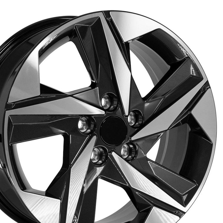 HY12-17070-5450-45MB HY12 Wheel [Size: 17"x7"] Gloss Black Finish