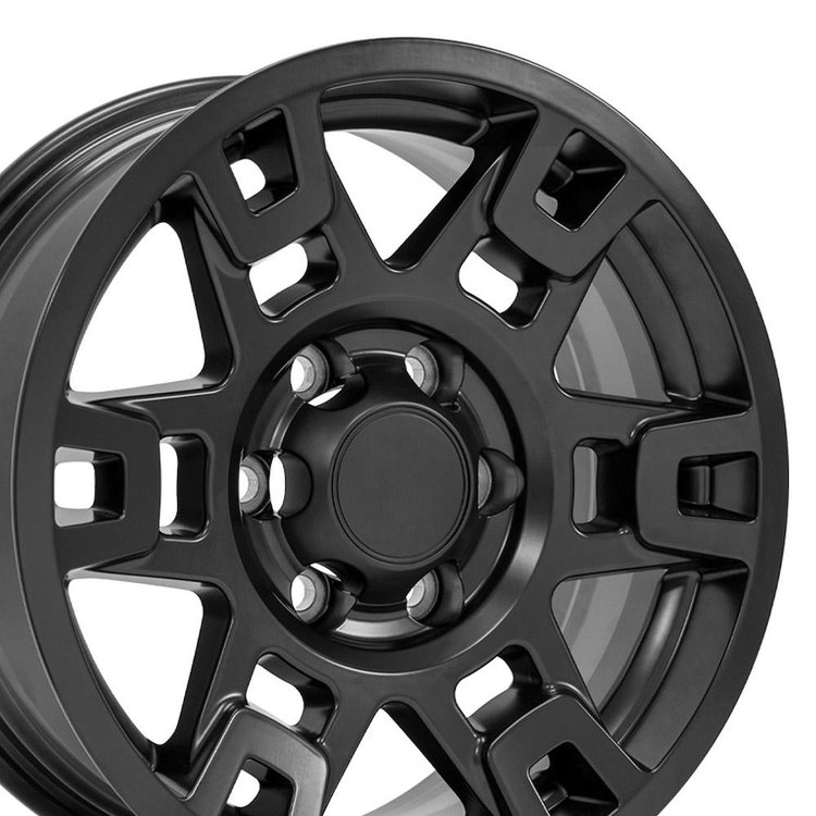 17" x 7" TY16B Wheel for Select Toyota 4Runner, Tacoma and Tundra, Satin Black