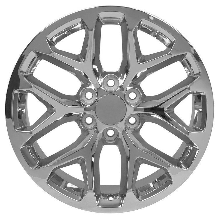 9514918 CV98B Snowflake Replica Wheel [20 in. x 9 in.] Chrome