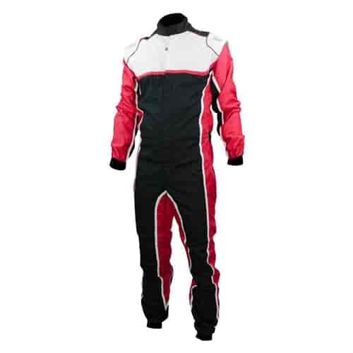 Apex II Karting Suit Black/Red - Medium