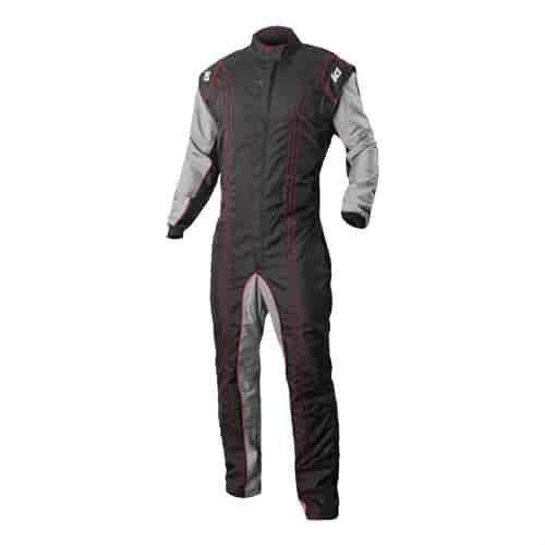 GK2 Karting Suit Black/Red - Medium