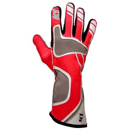 Red Apex Karting Gloves - Small