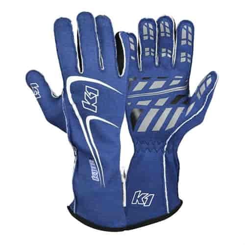 Blue Track 1 Gloves - Medium