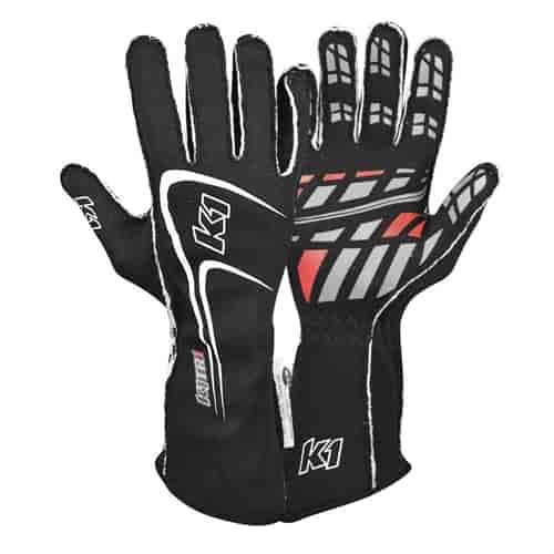 Black Track 1 Gloves - Medium