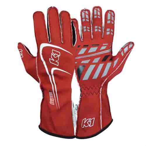 Red Track 1 Gloves - Medium