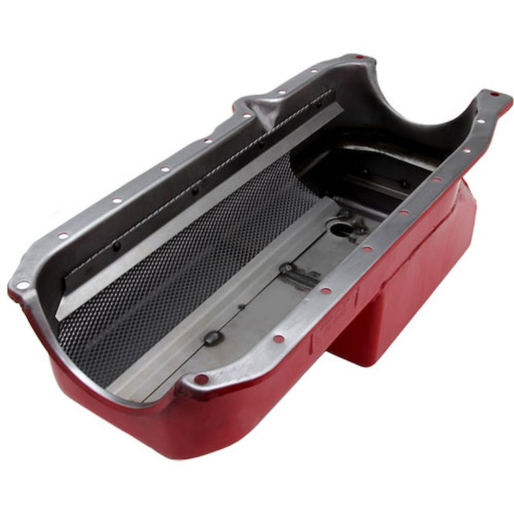 Econo Series Drag Race & Marine Oil Pan 1986-00 Small Block Chevy 305-350 (Standard Rails Without Notches)